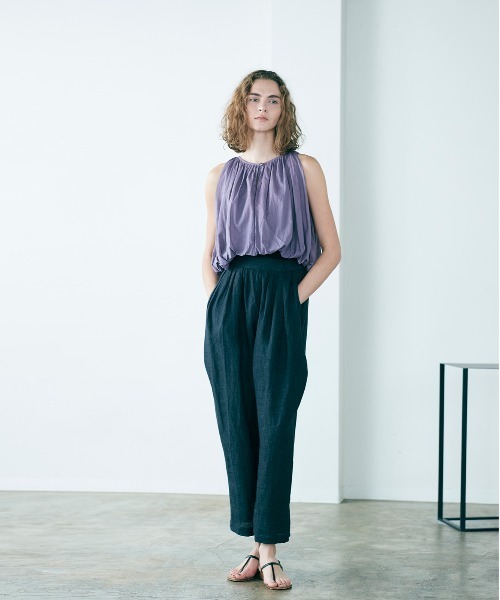 WALANCE(ワランス)の「organic cotton balloon top(タンクトップ・レディース・ダークグレー/ブラウン/パープル・FREE)」の15枚目の写真