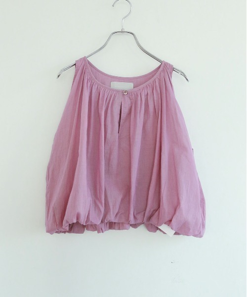 WALANCE(ワランス)の「organic cotton balloon top(タンクトップ・レディース・ダークグレー/ブラウン/パープル・FREE)」の7枚目の写真