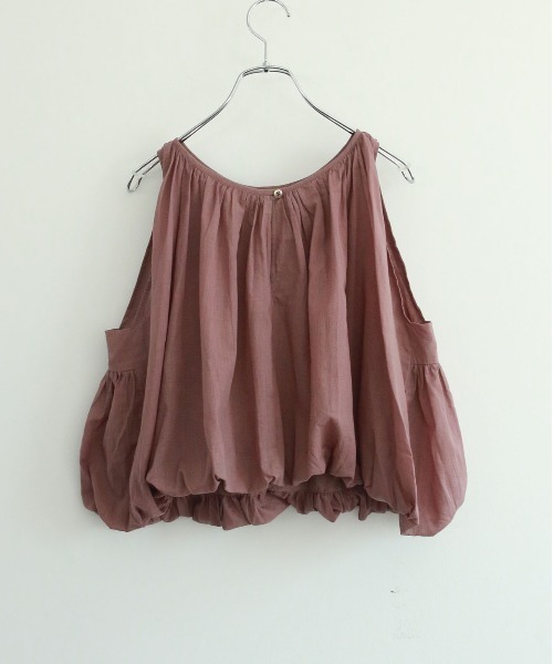 WALANCE(ワランス)の「organic cotton balloon top(タンクトップ・レディース・ダークグレー/ブラウン/パープル・FREE)」の9枚目の写真