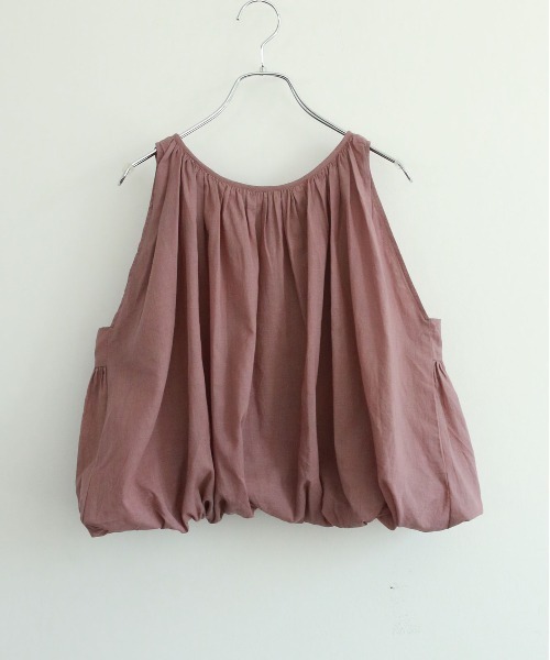 WALANCE(ワランス)の「organic cotton balloon top(タンクトップ・レディース・ダークグレー/ブラウン/パープル・FREE)」の8枚目の写真