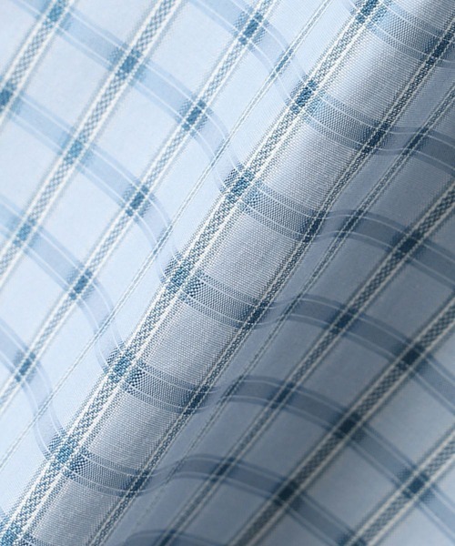 F i.n.t(フィント)の「【セットアップ対応】ドビーチェックフレアースカート/ fint フィント(スカート・レディース・ホワイト×ブラック/ブルー・FREE)」の4枚目の写真