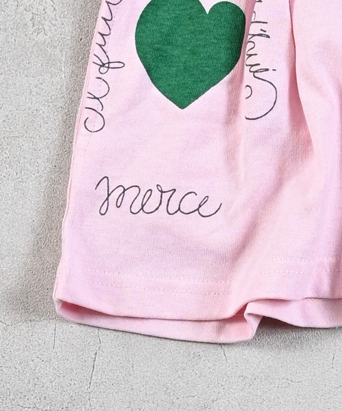 MARKEY'S（マーキーズ）の「カットシャーリングチュニック（チュニック・キッズ・ライトピンク/オフホワイト/チャコール・M/S/LL/L）」の9枚目の写真