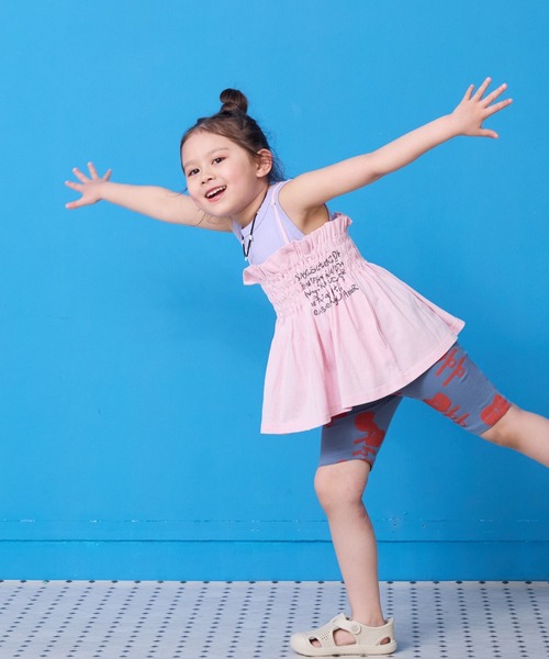 MARKEY'S（マーキーズ）の「カットシャーリングチュニック（チュニック・キッズ・ライトピンク/オフホワイト/チャコール・M/S/LL/L）」の17枚目の写真