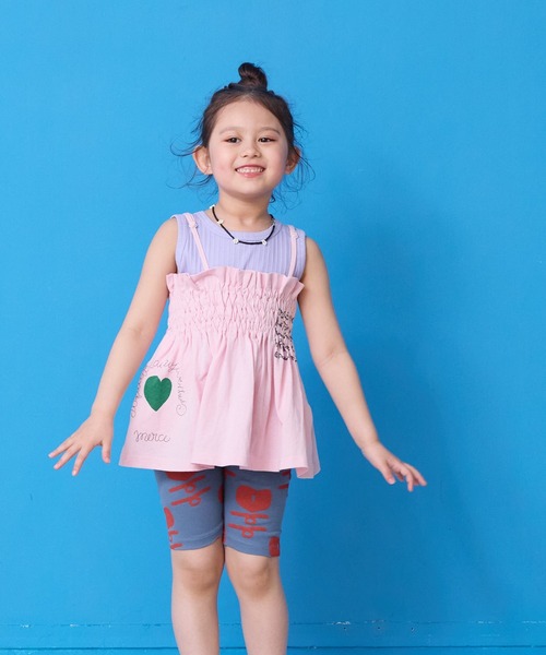 MARKEY'S（マーキーズ）の「カットシャーリングチュニック（チュニック・キッズ・ライトピンク/オフホワイト/チャコール・M/S/LL/L）」の14枚目の写真