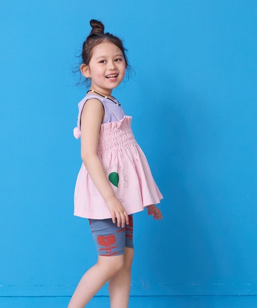 MARKEY'S（マーキーズ）の「カットシャーリングチュニック（チュニック・キッズ・ライトピンク/オフホワイト/チャコール・M/S/LL/L）」の15枚目の写真