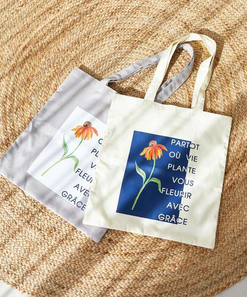 le.coeur blanc（ルクールブラン）の「TOLIGHT×le.coeur blancトートバッグ（トートバッグ・レディース・グレー/アイボリー・FREE）」の8枚目の写真