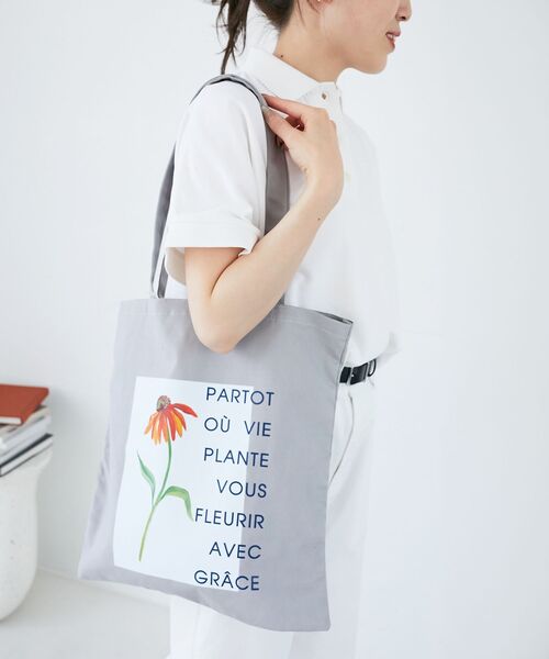 le.coeur blanc（ルクールブラン）の「TOLIGHT×le.coeur blancトートバッグ（トートバッグ・レディース・グレー/アイボリー・FREE）」の15枚目の写真