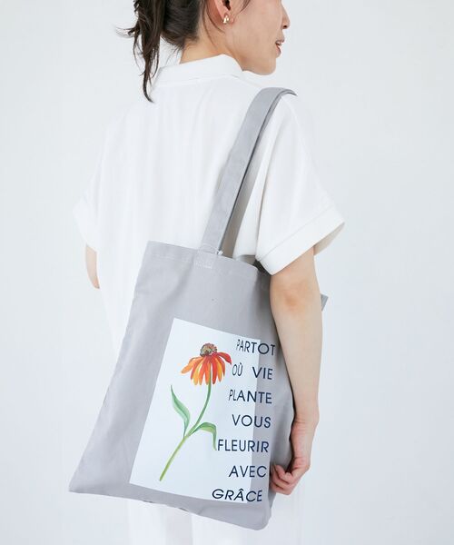 le.coeur blanc（ルクールブラン）の「TOLIGHT×le.coeur blancトートバッグ（トートバッグ・レディース・グレー/アイボリー・FREE）」の16枚目の写真