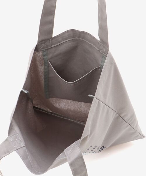 le.coeur blanc（ルクールブラン）の「TOLIGHT×le.coeur blancトートバッグ（トートバッグ・レディース・グレー/アイボリー・FREE）」の4枚目の写真