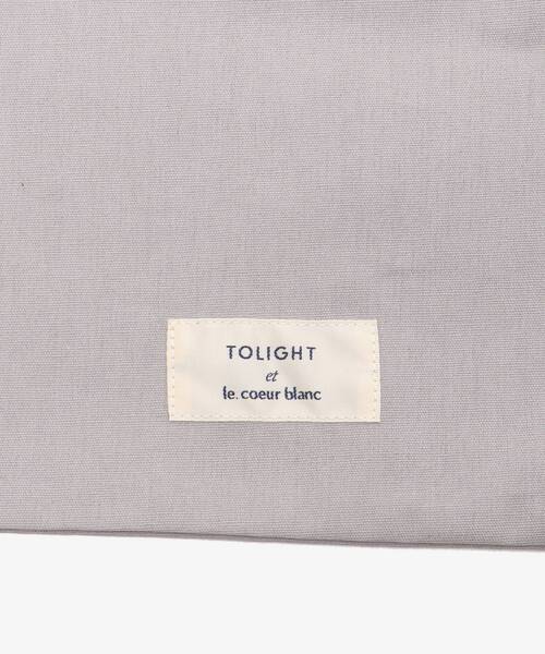 le.coeur blanc（ルクールブラン）の「TOLIGHT×le.coeur blancトートバッグ（トートバッグ・レディース・グレー/アイボリー・FREE）」の5枚目の写真