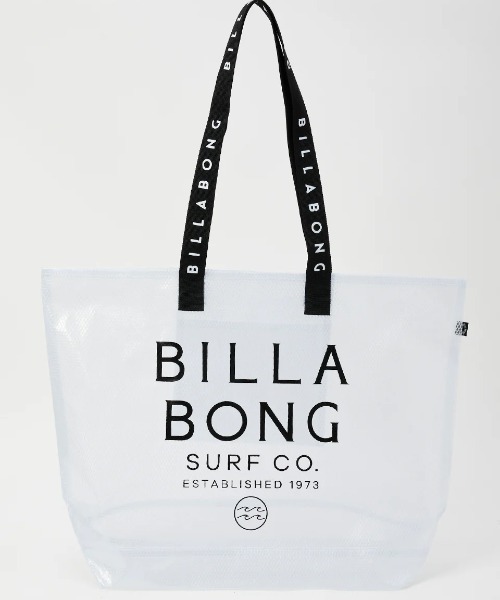 BILLABONG（ビラボン）の「BILLABONG メンズ BEACH TOTE トートバッグ 【2025年春夏モデル】/ビラボン26Lロゴビニールトートバッグ（トートバッグ・メンズ・ブラック/ホワイト・FREE）」の4枚目の写真
