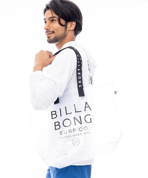 BILLABONG（ビラボン）の「BILLABONG メンズ BEACH TOTE トートバッグ 【2025年春夏モデル】/ビラボン26Lロゴビニールトートバッグ（トートバッグ・メンズ・ブラック/ホワイト・FREE）」の12枚目の写真