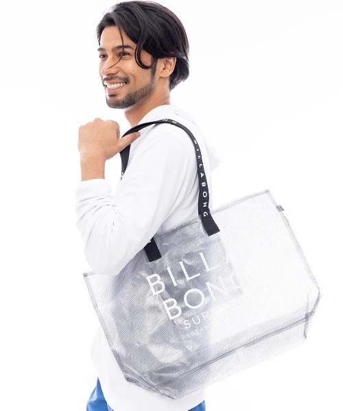 BILLABONG（ビラボン）の「BILLABONG メンズ BEACH TOTE トートバッグ 【2025年春夏モデル】/ビラボン26Lロゴビニールトートバッグ（トートバッグ・メンズ・ブラック/ホワイト・FREE）」の22枚目の写真