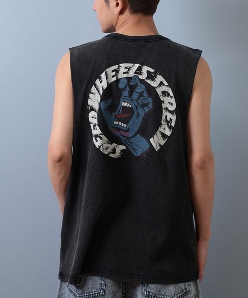 SANTA CRUZ(サンタクルーズ)の「【ムラサキスポーツ限定】SANTACRUZ/サンタクルーズ タンクトップ バックプリント 502253412(タンクトップ・メンズ・ブラック系その他2/ブラック系その他3/ブラック系その他・M/L/XL)」の1枚目の写真