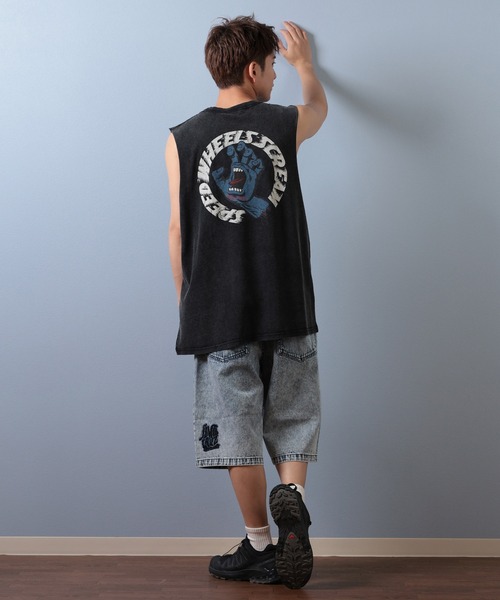 SANTA CRUZ(サンタクルーズ)の「【ムラサキスポーツ限定】SANTACRUZ/サンタクルーズ タンクトップ バックプリント 502253412(タンクトップ・メンズ・ブラック系その他2/ブラック系その他3/ブラック系その他・M/L/XL)」の8枚目の写真