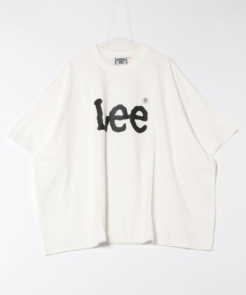 Lee（リー）の「【Lee】LT3196 SUPERSIZED LEE LOGO S/S TEE（Tシャツ/カットソー・メンズ・ブラック/グレー/ホワイト・FREE）」の2枚目の写真