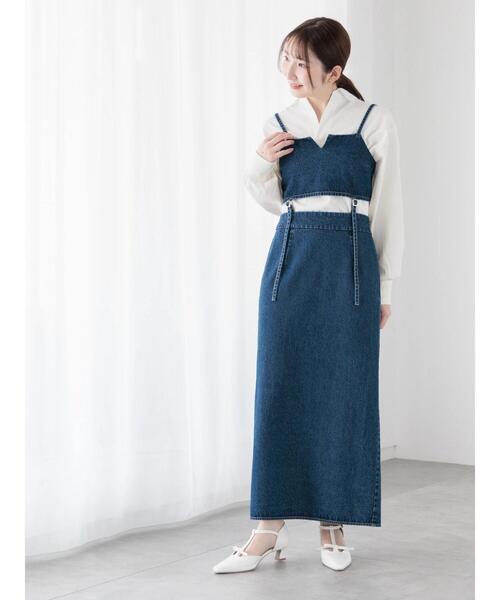 Te chichi TERRASSE（テチチテラス）の「フラワー刺繍ラガーシャツ《2025spring catalog item》（Tシャツ/カットソー・レディース・ネイビー/グレー/オフホワイト・F）」の5枚目の写真