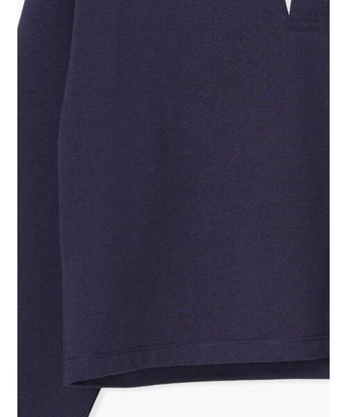 Te chichi TERRASSE（テチチテラス）の「フラワー刺繍ラガーシャツ《2025spring catalog item》（Tシャツ/カットソー・レディース・ネイビー/グレー/オフホワイト・F）」の13枚目の写真