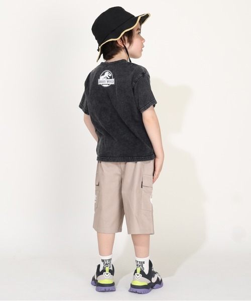 BABYDOLL（ベビードール）の「【綿100％】 親子お揃い ジュラシックワールド ロックTシャツ 0404K（Tシャツ/カットソー・キッズ・チャコールグレー・90cm/100cm/110cm/120cm/130cm/140cm）」の6枚目の写真