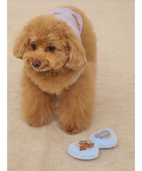 gelato pique(ジェラートピケ)の「【CAT&DOG】トイプードルサングラストイ(ペット用おもちゃ・レディース・ブルー/ピンク・FREE)」の6枚目の写真