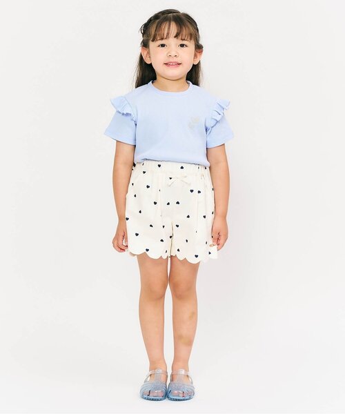 apres les cours（アプレレクール）の「【ジュニア対応】スカラップショートパンツ（その他パンツ・キッズ・アイボリー/インディゴブルー/ラベンダー/ブラウン・80/90/100/110/120/130/140）」の16枚目の写真