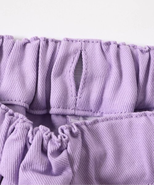 apres les cours（アプレレクール）の「【ジュニア対応】スカラップショートパンツ（その他パンツ・キッズ・アイボリー/インディゴブルー/ラベンダー/ブラウン・80/90/100/110/120/130/140）」の12枚目の写真