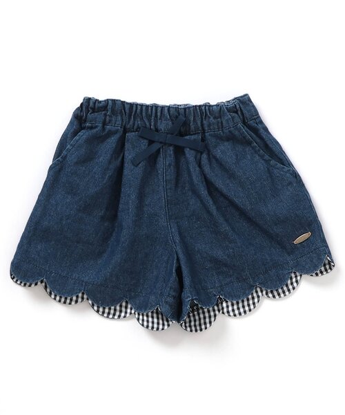 apres les cours（アプレレクール）の「【ジュニア対応】スカラップショートパンツ（その他パンツ・キッズ・アイボリー/インディゴブルー/ラベンダー/ブラウン・80/90/100/110/120/130/140）」の13枚目の写真