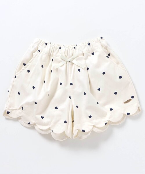 apres les cours（アプレレクール）の「【ジュニア対応】スカラップショートパンツ（その他パンツ・キッズ・アイボリー/インディゴブルー/ラベンダー/ブラウン・80/90/100/110/120/130/140）」の14枚目の写真