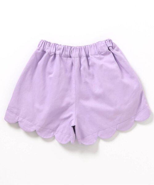 apres les cours（アプレレクール）の「【ジュニア対応】スカラップショートパンツ（その他パンツ・キッズ・アイボリー/インディゴブルー/ラベンダー/ブラウン・80/90/100/110/120/130/140）」の5枚目の写真