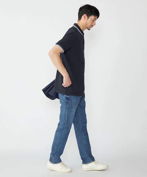 FRED PERRY（フレッドペリー）の「FRED PERRY: M3600 TWIN TIPPED FRED PERRY ポロシャツ（ポロシャツ・メンズ・ネイビー/ブラック・LARGE/MEDIUM/SMALL/X-LARGE）」の6枚目の写真