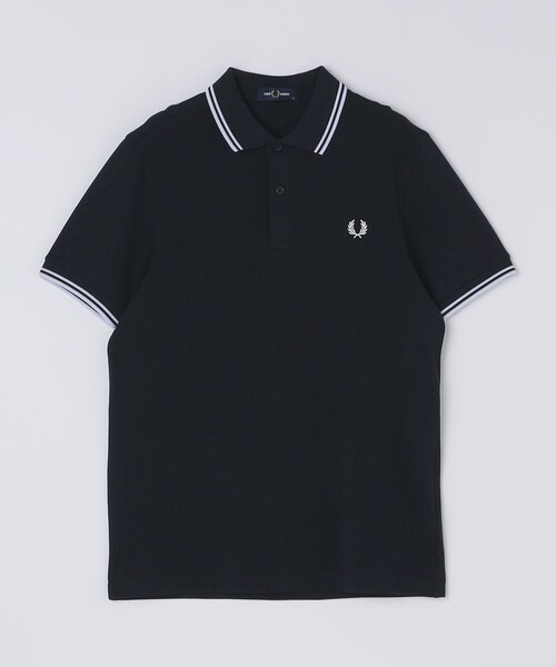 FRED PERRY（フレッドペリー）の「FRED PERRY: M3600 TWIN TIPPED FRED PERRY ポロシャツ（ポロシャツ・メンズ・ネイビー/ブラック・LARGE/MEDIUM/SMALL/X-LARGE）」の21枚目の写真
