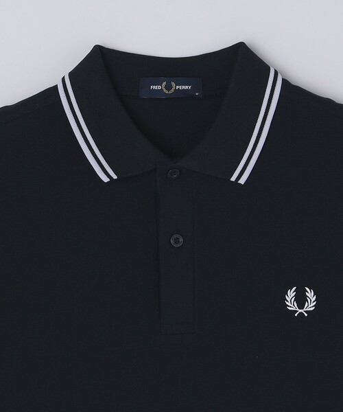 FRED PERRY（フレッドペリー）の「FRED PERRY: M3600 TWIN TIPPED FRED PERRY ポロシャツ（ポロシャツ・メンズ・ネイビー/ブラック・LARGE/MEDIUM/SMALL/X-LARGE）」の19枚目の写真