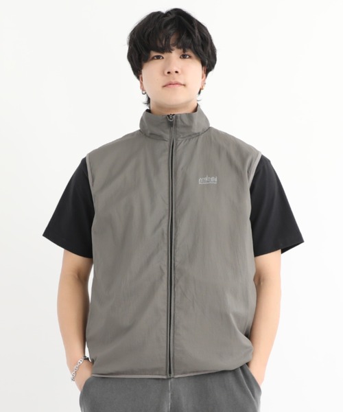 Manhattan Portage(マンハッタンポーテージ)の「Stand Vest(その他アウター・メンズ・グレイッシュベージュ/ブラック・SMALL/MEDIUM/LARGE/X-LARGE)」の8枚目の写真