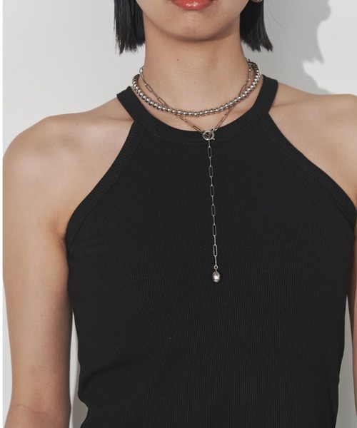 Solace（ソレイス）の「アメスリガーターリブカップインタンクトップ（タンクトップ・レディース・ブラック/ホワイト・FREE）」の7枚目の写真