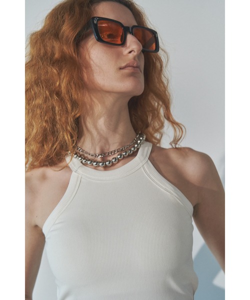 Solace（ソレイス）の「アメスリガーターリブカップインタンクトップ（タンクトップ・レディース・ブラック/ホワイト・FREE）」の20枚目の写真