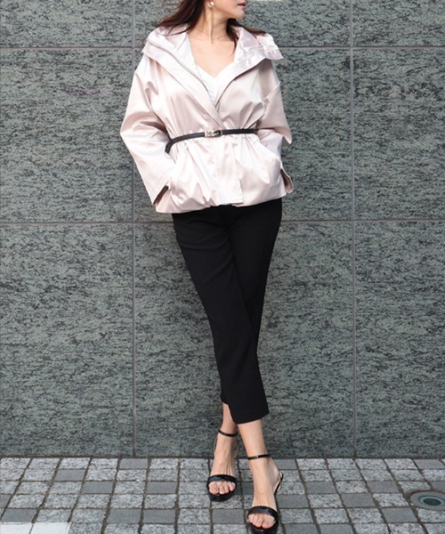 AMBIENT（アンビエント）の「エナメルストラップヒールサンダル（サンダル・レディース・ホワイト/ブラック・S/M/L）」の6枚目の写真