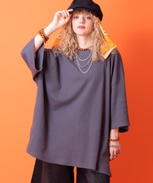 a.p.o.v. スーパーオーバーサイズワッフルTシャツ