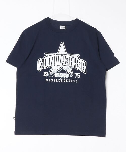 CONVERSE（コンバース）の「【別注】コンバース  AP カレッジ PT S/S Tシャツ 限定コラボ（Tシャツ/カットソー・メンズ・ホワイト/ネイビー/カーキ・M/L/LL）」の3枚目の写真