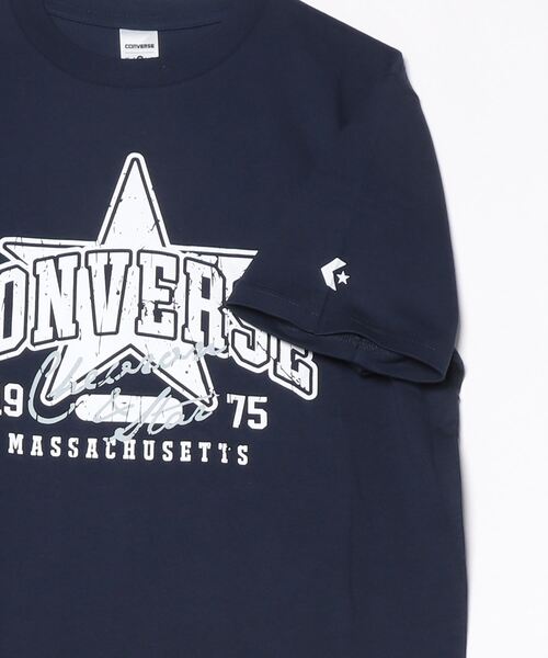 CONVERSE（コンバース）の「【別注】コンバース  AP カレッジ PT S/S Tシャツ 限定コラボ（Tシャツ/カットソー・メンズ・ホワイト/ネイビー/カーキ・M/L/LL）」の5枚目の写真