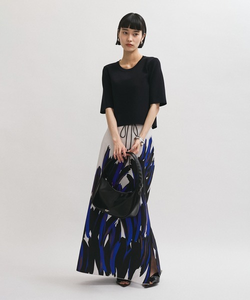 ADAM ET ROPE'（アダムエロペ）の「ワンハンドルラウンドロゴバッグ（ハンドバッグ・レディース・ブラック/ホワイト系その他5・FREE）」の7枚目の写真