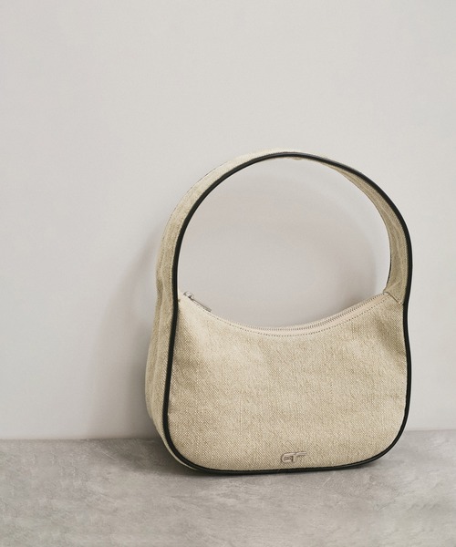 ADAM ET ROPE'（アダムエロペ）の「ワンハンドルラウンドロゴバッグ（ハンドバッグ・レディース・ブラック/ホワイト系その他5・FREE）」の8枚目の写真