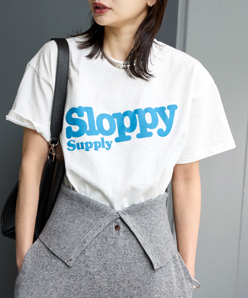 Tシャツ・カットソー [SLOPPY SECONDS] Sloppy Girl セール】別注【SLOPPY/スラッピー】 プリントTシャツ（Tシャツ