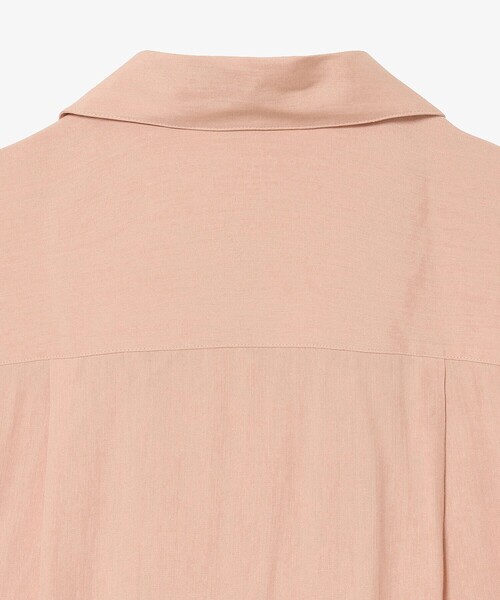 LACOSTE（ラコステ）の「リネン×レーヨンオープンカラーシャツ（シャツ/ブラウス・レディース・グレイッシュブルー/ブラウン・34/36/38/40）」の21枚目の写真