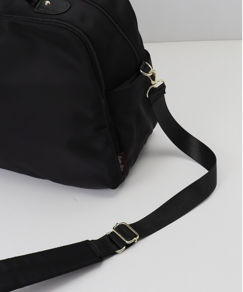 Legato Largo（レガートラルゴ）の「Legato Largo 肩楽撥水ナイロン 2WAYボストン（ボストンバッグ・レディース・ライトブラウン/ブラック・FREE）」の8枚目の写真