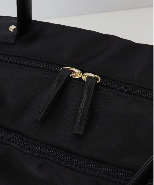 Legato Largo（レガートラルゴ）の「Legato Largo 肩楽撥水ナイロン 2WAYボストン（ボストンバッグ・レディース・ライトブラウン/ブラック・FREE）」の12枚目の写真