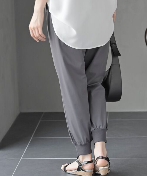 rps(アールピーエス)の「クールジョガーリブパンツ(その他パンツ・レディース・チャコールグレー/ブラック・フリー)」の6枚目の写真