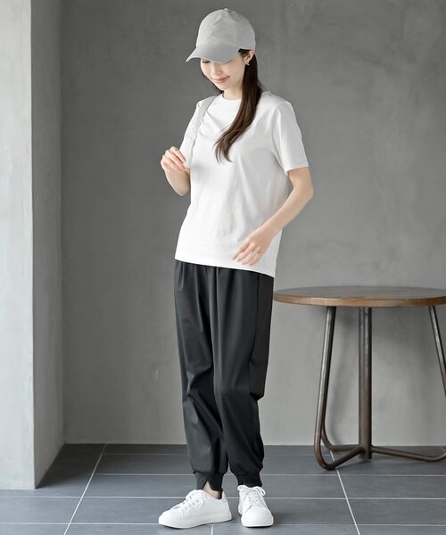 rps(アールピーエス)の「クールジョガーリブパンツ(その他パンツ・レディース・チャコールグレー/ブラック・フリー)」の11枚目の写真