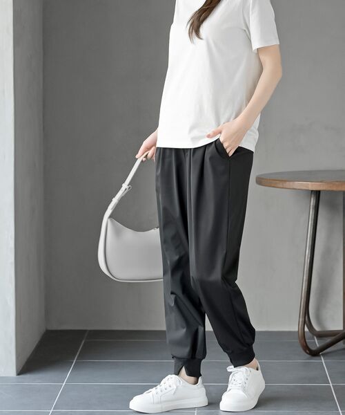 rps(アールピーエス)の「クールジョガーリブパンツ(その他パンツ・レディース・チャコールグレー/ブラック・フリー)」の17枚目の写真