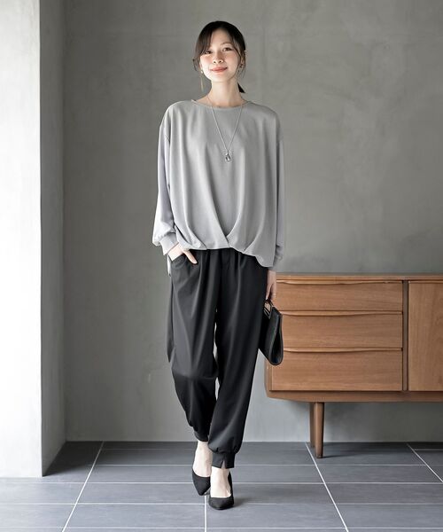 rps(アールピーエス)の「クールジョガーリブパンツ(その他パンツ・レディース・チャコールグレー/ブラック・フリー)」の20枚目の写真