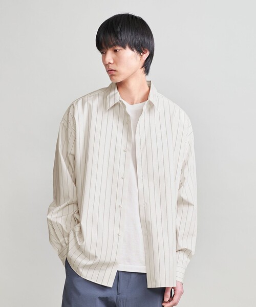 BEAUTY&amp;YOUTH UNITED ARROWS - 値下げ中！MAISON SPECIAL 2WAYスリーブビッグシャツ 25AUTUMN PRE-ORDER】2way Satin Oversized Shirt